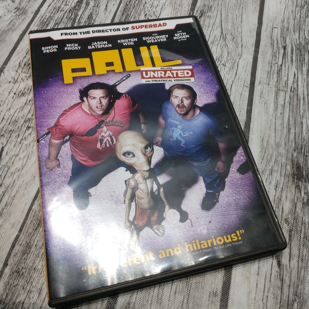 DVD Paul Sci-fi Comedy Movie, It's Like ET For Adults, Great Condition